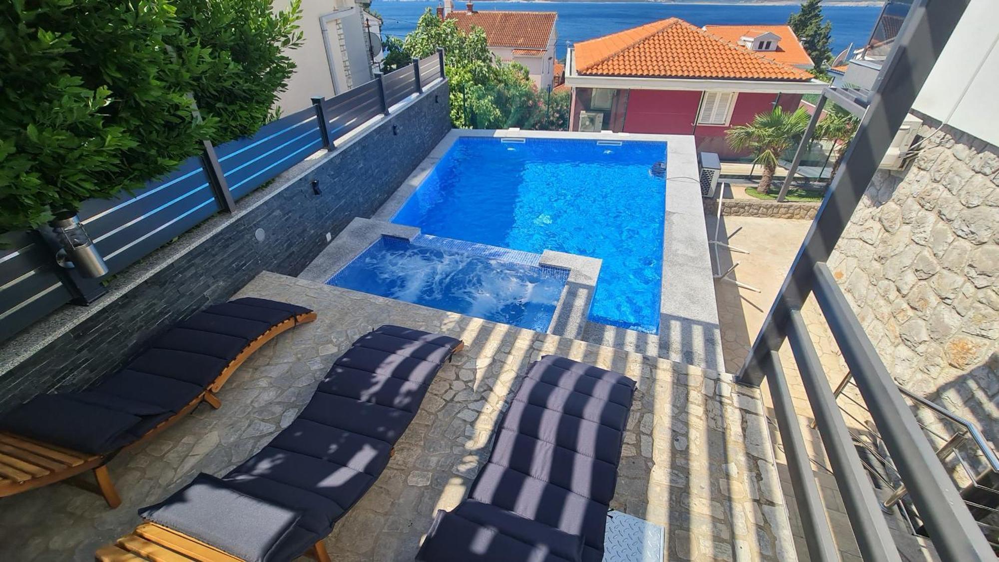 Apartments Blazevic, Heated Pool&Jacuzzi Dramalj Exterior photo